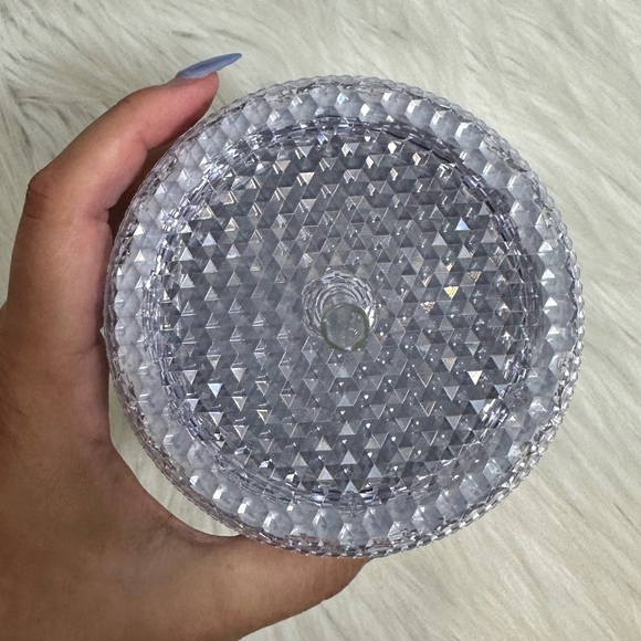 STARBUCKS NWT 2019 Holiday Season Bling Platinum Cold Cup - Picture 3 of 4